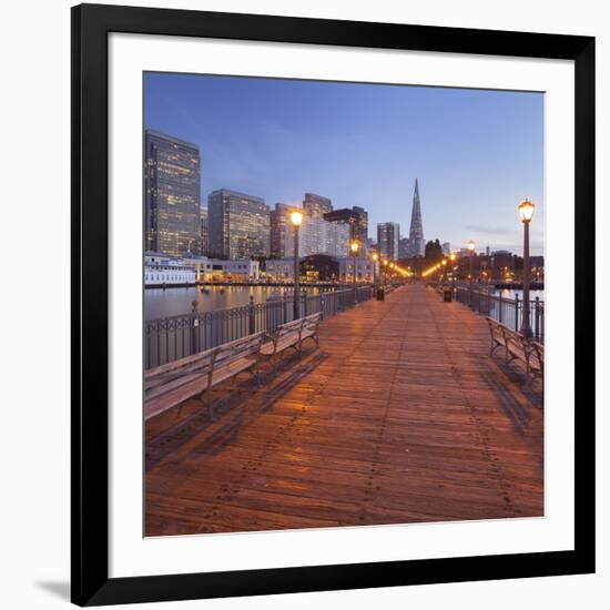 Pier 7, Transamerica Pyramid, Financial District, San Francisco, California, Usa-Rainer Mirau-Framed Photographic Print