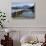 Pier and Andes on Lago Perito Moreno, Llao Llao, near Bariloche, Nahuel Huapi National Park, Lake D-Stuart Black-Stretched Canvas displayed on a wall