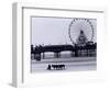 Pier and Donkey Rides, Blackpool, England-Walter Bibikow-Framed Photographic Print