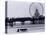 Pier and Donkey Rides, Blackpool, England-Walter Bibikow-Stretched Canvas