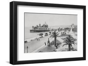 Pier and Promenade Des Anglais, Nice-Chris Hellier-Framed Photographic Print