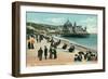 Pier and Promenade, Nice, France-null-Framed Art Print