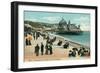 Pier and Promenade, Nice, France-null-Framed Art Print