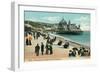 Pier and Promenade, Nice, France-null-Framed Art Print