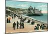 Pier and Promenade, Nice, France-null-Mounted Art Print