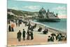 Pier and Promenade, Nice, France-null-Mounted Art Print