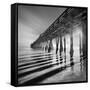 Pier and Shadows-Moises Levy-Framed Stretched Canvas