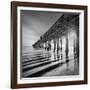 Pier and Shadows-Moises Levy-Framed Photographic Print