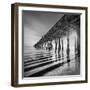 Pier and Shadows-Moises Levy-Framed Photographic Print