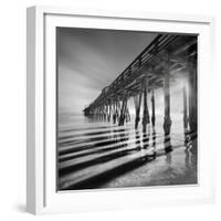 Pier and Shadows-Moises Levy-Framed Photographic Print