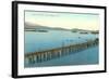 Pier and Wharf, Santa Barbara, California-null-Framed Art Print