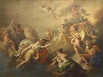 Venus and Psyche Among the Olympian Gods-Pier Antonio Novelli-Art Print