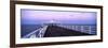 Pier at Dusk, Shorncliffe Pier, Shorncliffe, Brisbane, Queensland, Australia-null-Framed Photographic Print