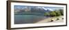 Pier at Glenorchy, Lake Wakatipu, Otago Region, South Island, New Zealand-null-Framed Photographic Print