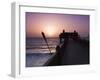 Pier at Madinat Jumeirah Hotel, Dubai, United Arab Emirates, Middle East-Amanda Hall-Framed Photographic Print