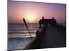 Pier at Madinat Jumeirah Hotel, Dubai, United Arab Emirates, Middle East-Amanda Hall-Mounted Photographic Print