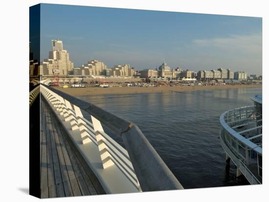 Pier at Scheveningen, Near Den Haag (The Hague), Holland (The Netherlands)-Gary Cook-Stretched Canvas