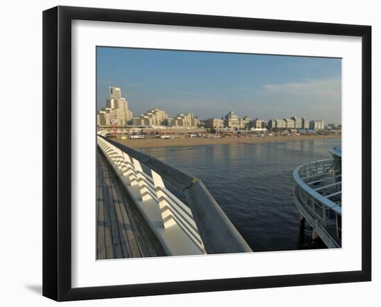 Pier at Scheveningen, Near Den Haag (The Hague), Holland (The Netherlands)-Gary Cook-Framed Photographic Print