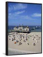 Pier at Sellin, Island of Rugen, Mecklenburg-Vorpommern, Germany-Hans Peter Merten-Framed Photographic Print