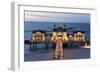 Pier at Sellin, Rugen Island, Mecklenburg-Vorpommern, Germany-Peter Adams-Framed Photographic Print