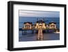 Pier at Sellin, Rugen Island, Mecklenburg-Vorpommern, Germany-Peter Adams-Framed Photographic Print