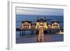 Pier at Sellin, Rugen Island, Mecklenburg-Vorpommern, Germany-Peter Adams-Framed Photographic Print