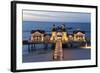 Pier at Sellin, Rugen Island, Mecklenburg-Vorpommern, Germany-Peter Adams-Framed Photographic Print