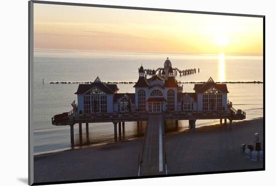 Pier at Sellin, Rugen Island, Mecklenburg-Vorpommern, Germany-Peter Adams-Mounted Photographic Print