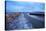 Pier at St. Andrews Harbour before Dawn, Fife, Scotland, United Kingdom, Europe-Mark-Stretched Canvas