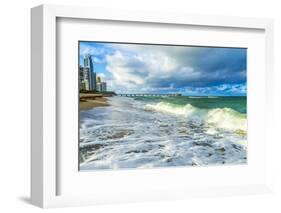 Pier at Sunny Isles Beach in Miami-Jorg Hackemann-Framed Photographic Print