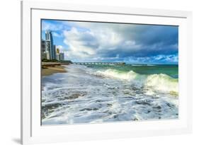 Pier at Sunny Isles Beach in Miami-Jorg Hackemann-Framed Photographic Print