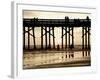 Pier at Sunset, Newport Beach, Orange County, California, United States of America, North America-Richard Cummins-Framed Photographic Print