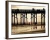 Pier at Sunset, Newport Beach, Orange County, California, United States of America, North America-Richard Cummins-Framed Photographic Print