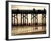 Pier at Sunset, Newport Beach, Orange County, California, United States of America, North America-Richard Cummins-Framed Photographic Print