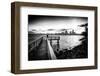 Pier at Sunset-Philippe Hugonnard-Framed Photographic Print