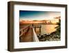 Pier at Sunset-Philippe Hugonnard-Framed Photographic Print