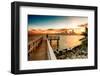 Pier at Sunset-Philippe Hugonnard-Framed Photographic Print