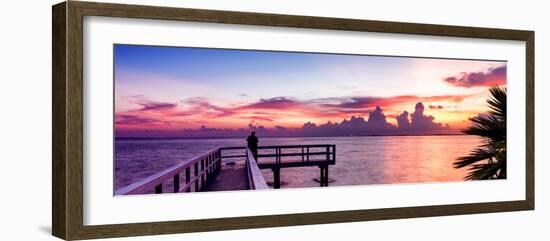 Pier at Sunset-Philippe Hugonnard-Framed Photographic Print