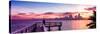 Pier at Sunset-Philippe Hugonnard-Stretched Canvas
