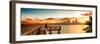 Pier at Sunset-Philippe Hugonnard-Framed Photographic Print