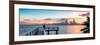 Pier at Sunset-Philippe Hugonnard-Framed Photographic Print