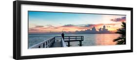 Pier at Sunset-Philippe Hugonnard-Framed Photographic Print