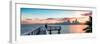 Pier at Sunset-Philippe Hugonnard-Framed Photographic Print