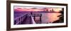 Pier at Sunset-Philippe Hugonnard-Framed Photographic Print