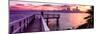 Pier at Sunset-Philippe Hugonnard-Mounted Photographic Print