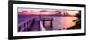 Pier at Sunset-Philippe Hugonnard-Framed Photographic Print