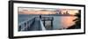 Pier at Sunset-Philippe Hugonnard-Framed Photographic Print