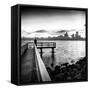 Pier at Sunset-Philippe Hugonnard-Framed Stretched Canvas