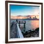 Pier at Sunset-Philippe Hugonnard-Framed Photographic Print