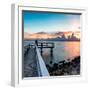 Pier at Sunset-Philippe Hugonnard-Framed Photographic Print